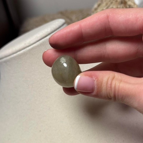 Natural Raw Opal Specimen and Polished Moonstone Crystal Set 2 Piece - Picture 3 of 7